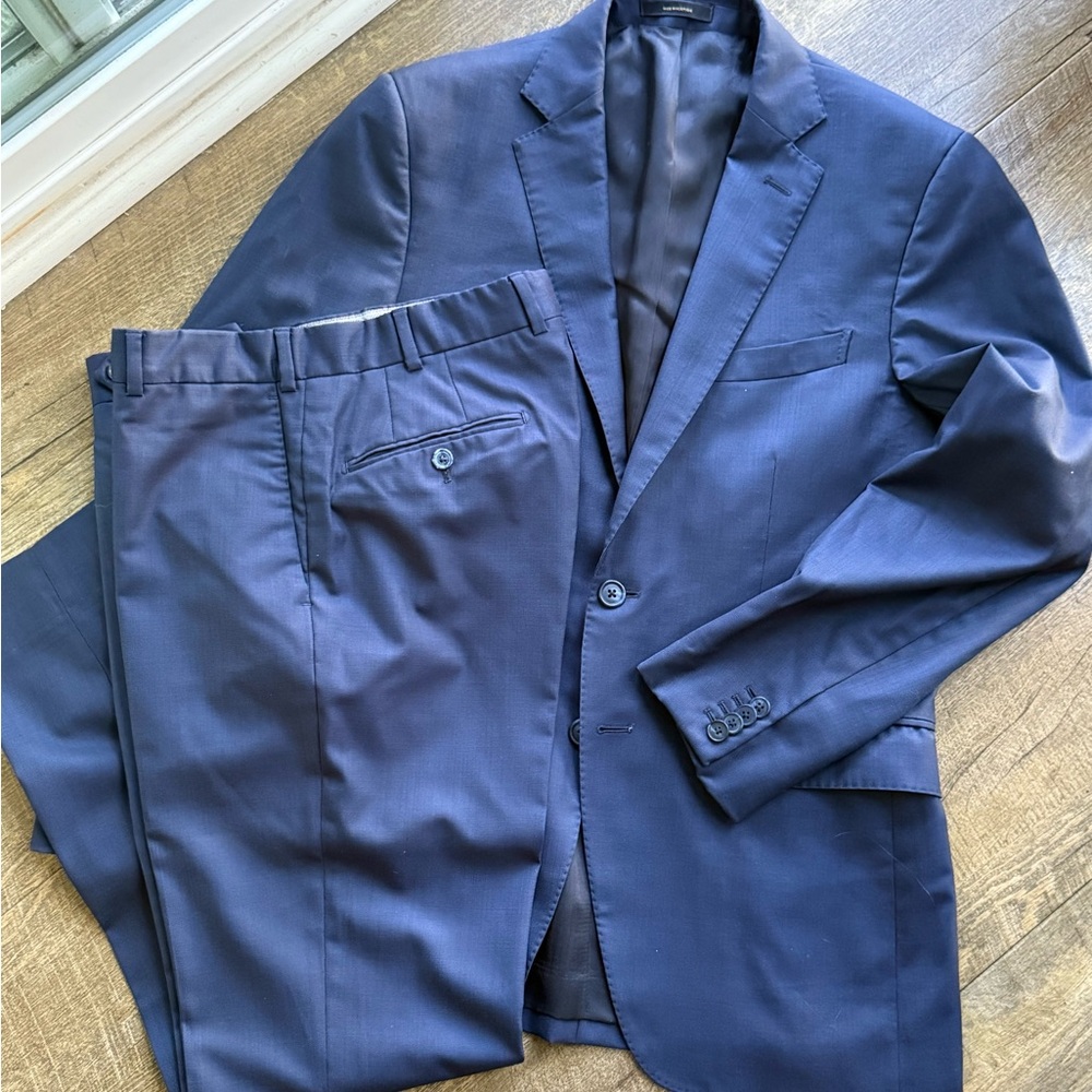 Massimo Dutti Deep Blue Men's Suit